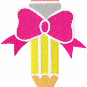 My first pencil embroidery design