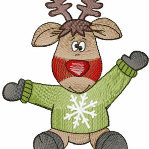 My new warm sweater embroidery design