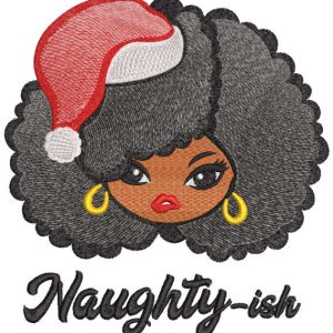 Naughty ish embroidery design