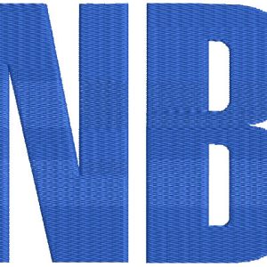 NBA big logo embroidery design
