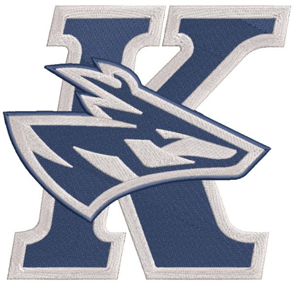Nebraska–Kearney Lopers logo embroidery design