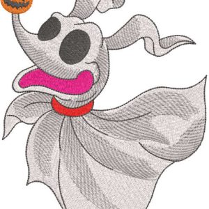 Nightmare dog embroidery design
