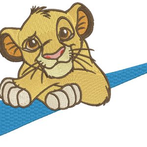 Nike Lion King embroidery design