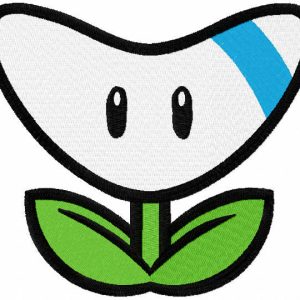 Nintendo badge arcade embroidery design