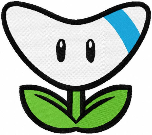 Nintendo badge arcade embroidery design