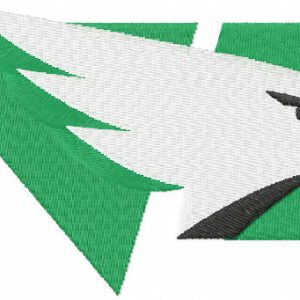 North Dakota Fighting Hawks Logo embroidery design