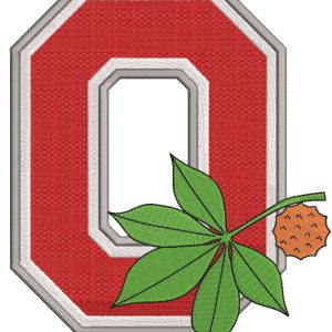 Ohio State Buckeyes Alternate Logo 1968 embroidery design