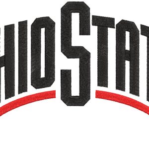 Ohio State Buckeyes Wordmark Logo 2013 embroidery design