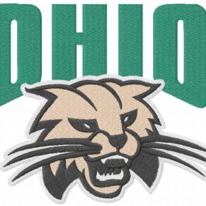 Ohio University Logo embroidery design