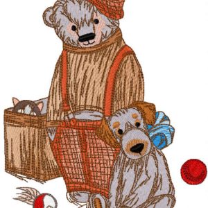 Old friends toys embroidery design