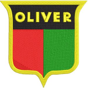 Oliver logo embroidery design