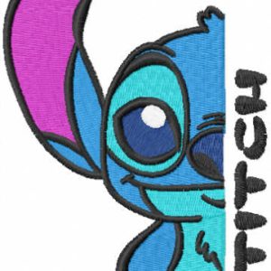 One side stitch embroidery design