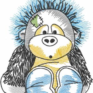 Orangutan embroidery design