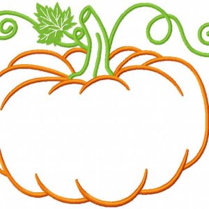 Perfect Pumpkin embroidery design