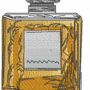 Perfume embroidery design