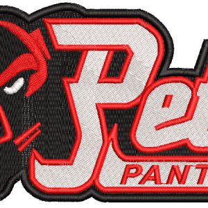 Petal Panthers logo big embroidery design