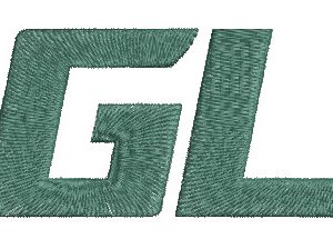 Philadelphia Eagles logo wordmark embroidery design