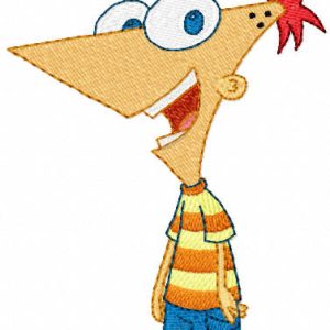 Phineas embroidery design