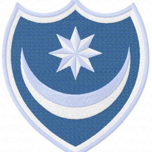 Portsmouth Fc Logo 2019 embroidery design