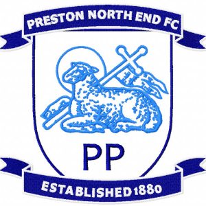 Preston north end fc logo embroidery design