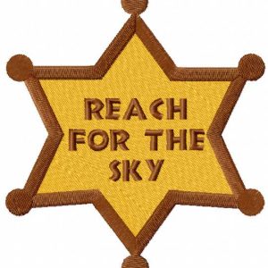 Reach for the sky embroidery design