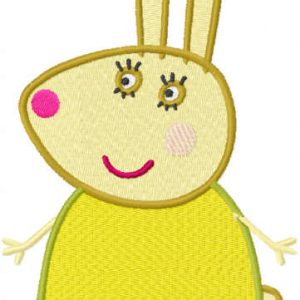 Rebecca Rabbit embroidery design