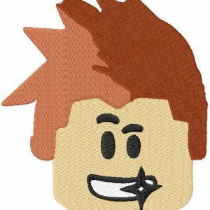 Roblox gamer embroidery design