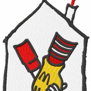 Ronald Mcdonald House embroidery design