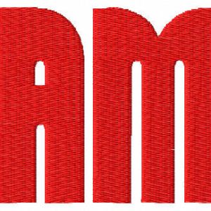 Same Trattori wordmark logo embroidery design