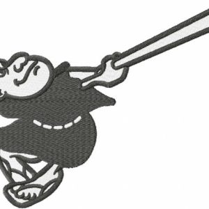 San Diego Padres alternative logo 2  embroidery design