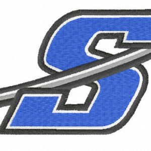 Sartell Sabres logo embroidery design