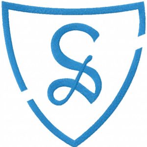 Sartell Sabres sport team logo embroidery design