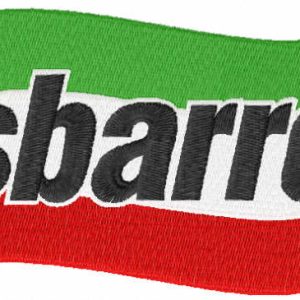 Sbarro classic logo embroidery design