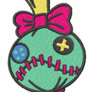 Scrump embroidery design