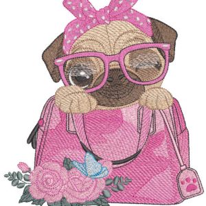 Secret of my purse embroidery design