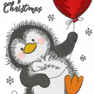 Sending love to you at Christmas embroidery design