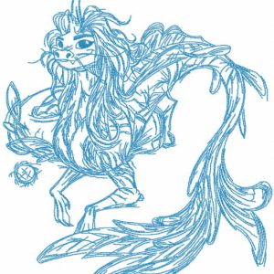 Sisu sketch embroidery design