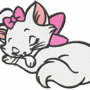 Sleeping Marie embroidery design