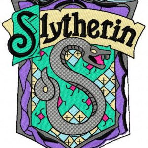 Slytherin emblem embroidery design