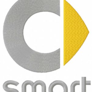Smart logo embroidery design