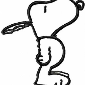 Snoopy embroidery design