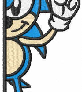 Sonic have idea embroidery design