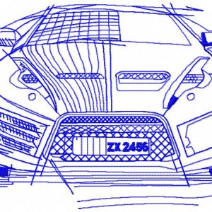 Sport car 3 embroidery design