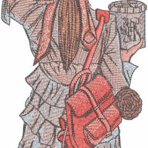 Stranger embroidery design