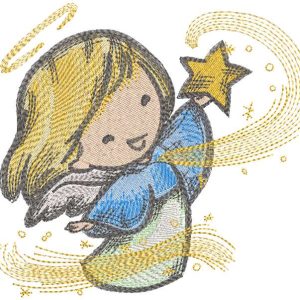 Strictly Come Dancing Angel embroidery design