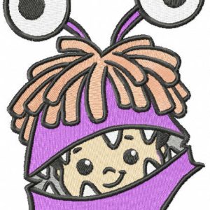 Boo embroidery design