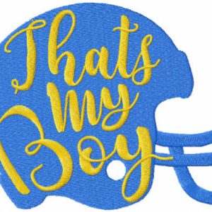 Thats my boy embroidery design