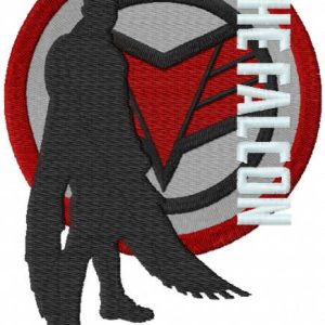 The falcon winter soldier embroidery design