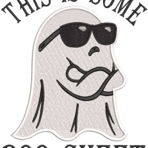 This is some boo sheet embroidery design