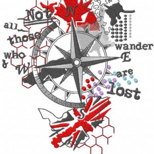 To those who go to sea embroidery design